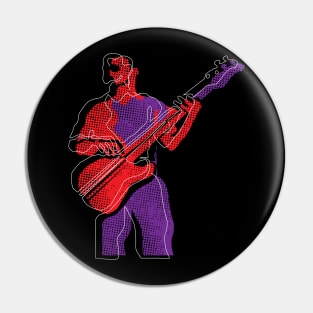 Guitarist Modern Style Pin