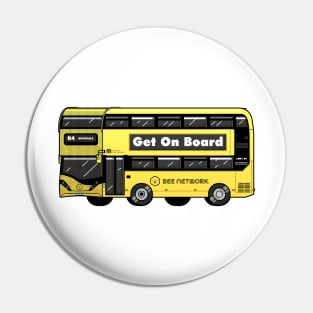 Transport for Greater Manchester, Bee Network yellow bus Pin