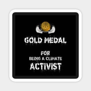 Gold Medal for Climate Change Activist Award Winner Magnet