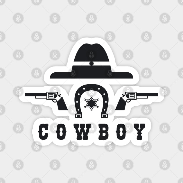 Cowboy Magnet by PEARSTOCK