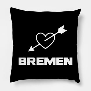 Bremen mit Herz Pillow