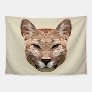 SilverLion Polygon Tapestry