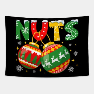 Nuts Christmas Matching Couple Chestnuts Tapestry