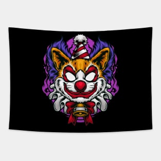 Cat clown Tapestry