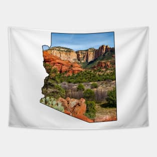 Arizona (Green Desert Canyon) Tapestry