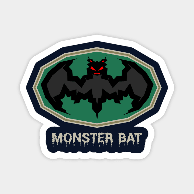 MONSTER BAT Magnet by APELO