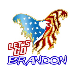 LET'S GO BRANDON - Eagle American BLUE Pride MUGS T-Shirt