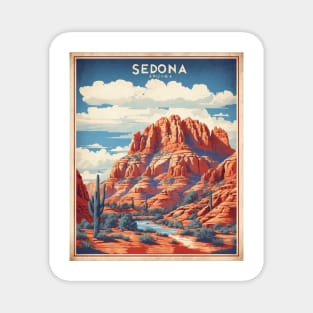 Sedona Arizona United States of America Tourism Vintage Poster Magnet