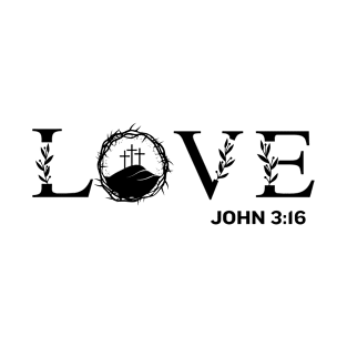 LOVE John 3:16 Christian T-Shirt