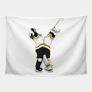 Goalie love celly Tapestry