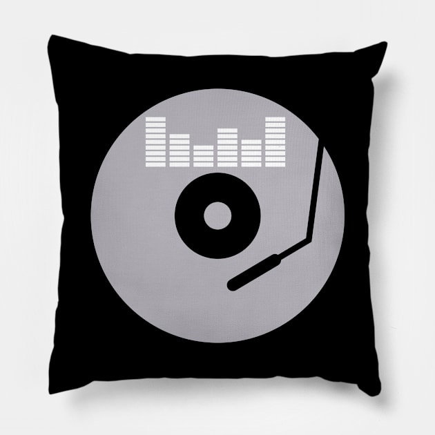 The DJ and turntable Pillow by OculusSpiritualis