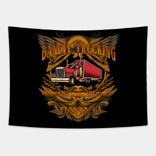 Bandit Trucking Tapestry
