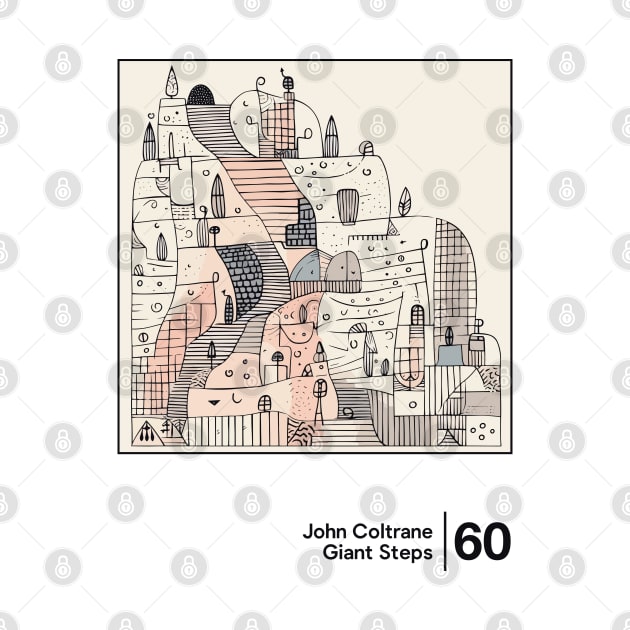 John Coltrane - Giant Steps - Minimal Style Graphic Artwork by saudade