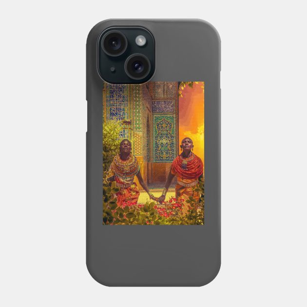 Africa Couple Phone Case by 1cosmozach