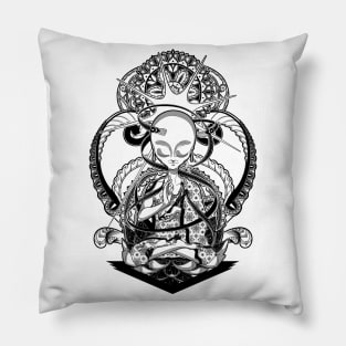 The alien Buddha Pillow
