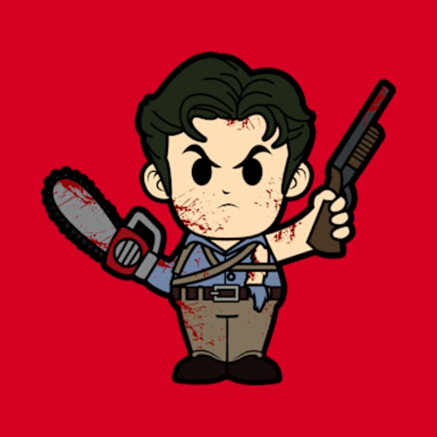 Ash Evil Dead Chibi by nataliawinyoto