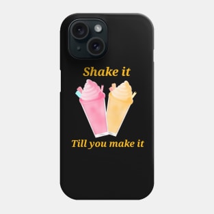 Cute and funny milkshakes Phone Case