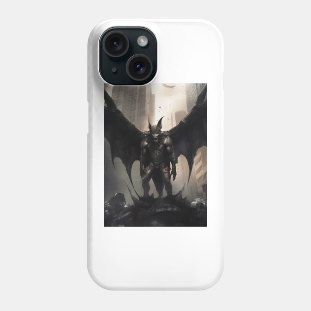 Dark Fantasy Giant Bat Phone Case by CollSram