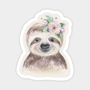 baby sloth Magnet