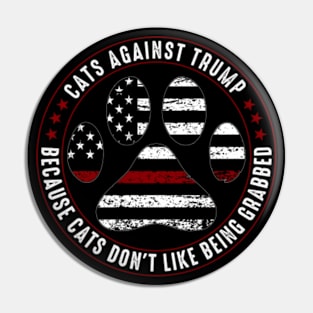 Cats Against Trump Vintage Pin