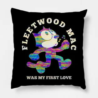 fleetwood mac felix glitch Pillow