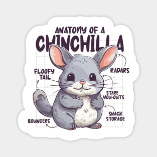 Kawai Anatomy Of A Chinchilla Perfect Lovers Magnet