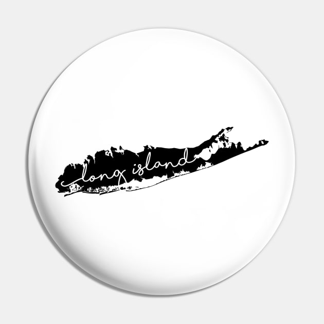 Long Island Map Outline Pin by emilystp23