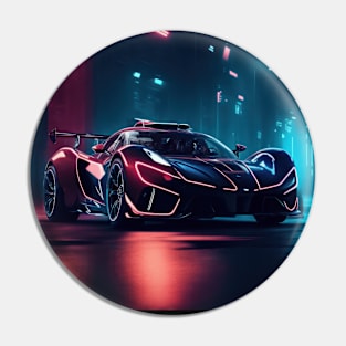 Underground Velocity Sports Car Pin