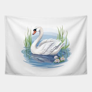White Swan Tapestry