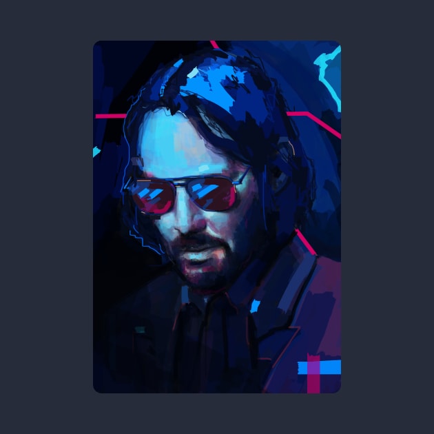 Keanu Reeves Cyberpunk by bant