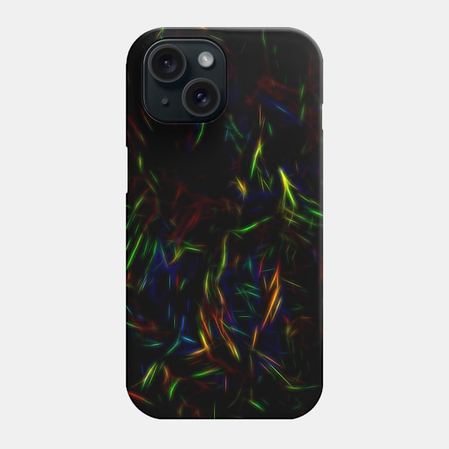 Colourful Random abstract background pattern Phone Case by Russell102