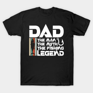 Papa The Man The Myth The Legend T-Shirts for Sale