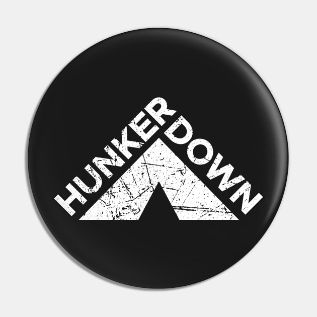 Hunker Down Tent Camping Pin by BraaiNinja