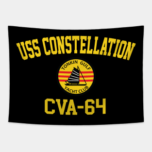 USS Constellation CVA-64 Tonkin Gulf Yacht Club Tapestry