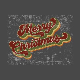 Retro - Vintage Merry Christmas T-Shirt