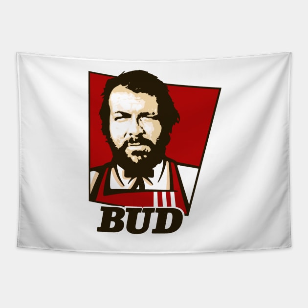 Bud KFC Tapestry by LanfaTees