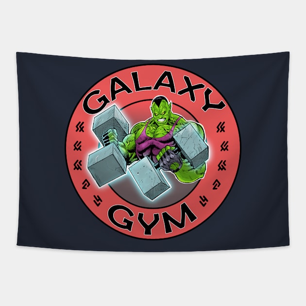 Galaxy Gym Tapestry by SheVibe