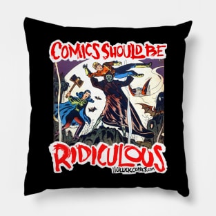 Comics Should Be Ridiculous: Fred Kida Pillow