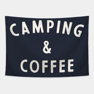 Camping and Coffee Tapestry