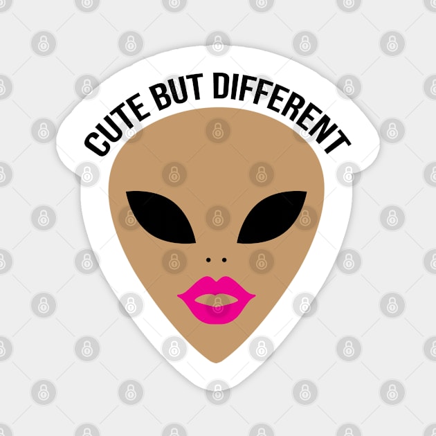 Alien - Cute But Different 1 Magnet by centeringmychi