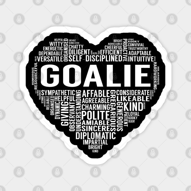 Goalie Heart Magnet by LotusTee