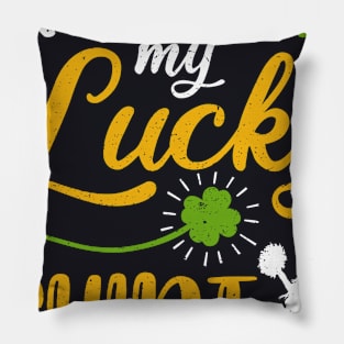 Cheerleading This is My Lucky Shirt St Patrick's Day Pillow