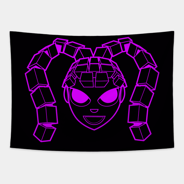 Go Robo Now Evolve Play Headshot Tapestry by GoRoboNow