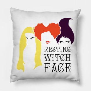 Resting Witch Face Shirt Pillow