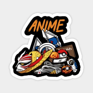 Anime lover for most iconic anime figure Magnet
