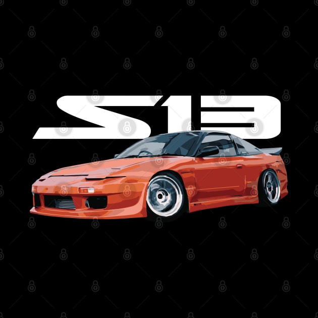 S13 240SX ORANGE by cowtown_cowboy