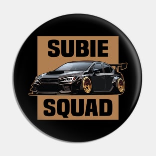 WRX STI Car Art - Subaru Impreza Widebody Modified JDM Car Pin