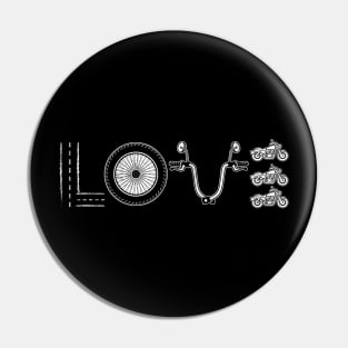 Love Bikes - Motorbike Pin