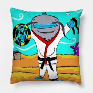 Karate Catfish Pillow