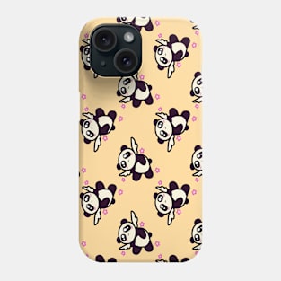 Angel Panda Pattern Phone Case